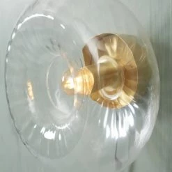 It's About Romi Appliques Murales Et Spots Applique En Verre Or, H. 27cm -Luminaires Contemporain Soldes applique en verre or h 27cm 4