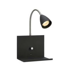 Markslöjd Appliques Murales Et Spots Applique étagère Flexible Port USB Et Variateur Métal H35cm -Luminaires Contemporain Soldes applique etagere flexible port usb et variateur metal h35cm 3