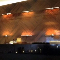 Nordlux Appliques Murales Et Spots Applique LED De Salle De Bain Métal Argent L40cm -Luminaires Contemporain Soldes applique led de salle de bain metal argent l40cm 1