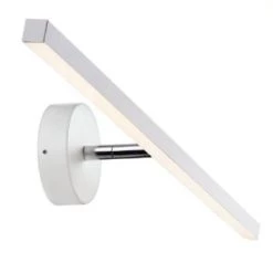 Nordlux Appliques Murales Et Spots Applique LED De Salle De Bain Métal Blanc L60cm -Luminaires Contemporain Soldes applique led de salle de bain metal blanc l60cm 3