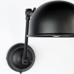 Drawer Appliques Murales Et Spots Applique Murale Articulée En Métal Noir -Luminaires Contemporain Soldes applique murale articulee en metal noir 4