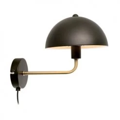 Present Time Appliques Murales Et Spots Applique Murale Bonnet Métal Noir -Luminaires Contemporain Soldes applique murale bonnet metal noir 3