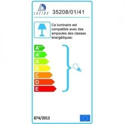 Lucide Appliques Murales Et Spots Applique Murale Cubique Plâtre Gris H11.5cm -Luminaires Contemporain Soldes applique murale cubique platre gris h11 5cm 2