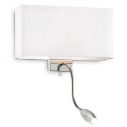 Keria Appliques Murales Et Spots Applique Murale En Fabric Blanc