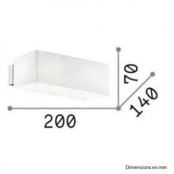 Keria Appliques Murales Et Spots Applique Murale En Métal Blanc -Luminaires Contemporain Soldes applique murale en metal blanc 17