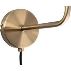 Leitmotiv Appliques Murales Et Spots Applique Murale En Métal Bonnet Doré Antique -Luminaires Contemporain Soldes applique murale en metal bonnet dore antique 3