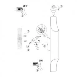Keria Appliques Murales Et Spots Applique Murale En Métal Noir -Luminaires Contemporain Soldes applique murale en metal noir 12