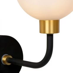 Keria Appliques Murales Et Spots Applique Murale En Métal Noir -Luminaires Contemporain Soldes applique murale en metal noir 3