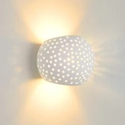 Lucide Appliques Murales Et Spots Applique Murale En Stone Blanc -Luminaires Contemporain Soldes applique murale en stone blanc 4