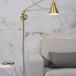 It's About Romi Appliques Murales Et Spots Applique Murale Flexible Dorée -Luminaires Contemporain Soldes applique murale flexible doree 2