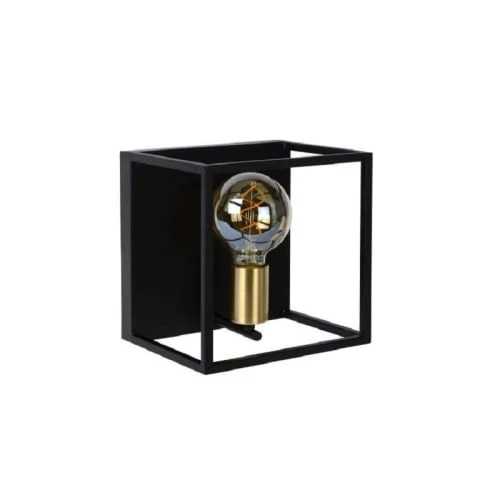 Lucide Appliques Murales Et Spots Applique Murale Intérieure Métal Noir 22x22cm 3 Lucide Appliques Murales Et Spots Applique Murale Intérieure Métal Noir 22x22cm – Image 3