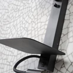 It's About Romi Appliques Murales Et Spots Applique Noire Avec Tablette Liseuse Et Abat-jour H52cm -Luminaires Contemporain Soldes applique noire avec tablette liseuse et abat jour h52cm 9