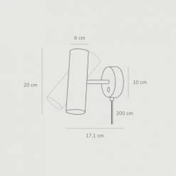 Design For The People Appliques Murales Et Spots Applique Orientable Avec Interrupteur Métal Blanc H20cm 9 Design For The People Appliques Murales Et Spots Applique Orientable Avec Interrupteur Métal Blanc H20cm -Luminaires Contemporain Soldes applique orientable avec interrupteur metal blanc h20cm 4