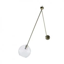 Maisons Du Monde Appliques Murales Et Spots Applique Réglable En Métal Doré Mat Et Verre