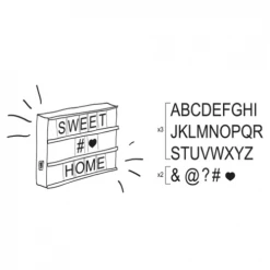 Maisons Du Monde Guirlandes Et Décorations Lumineuses Boîte Lumineuse à Messages Lightbox LED A4 10 Maisons Du Monde Guirlandes Et Décorations Lumineuses Boîte Lumineuse à Messages Lightbox LED A4 -Luminaires Contemporain Soldes boite lumineuse a messages lightbox led a4 1000 12 23 168533 6