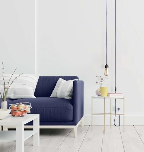 Hoopzi Suspensions Fil électrique En Tissu Luminaire Bleu Marine 4,5m 3 Hoopzi Suspensions Fil électrique En Tissu Luminaire Bleu Marine 4,5m – Image 3