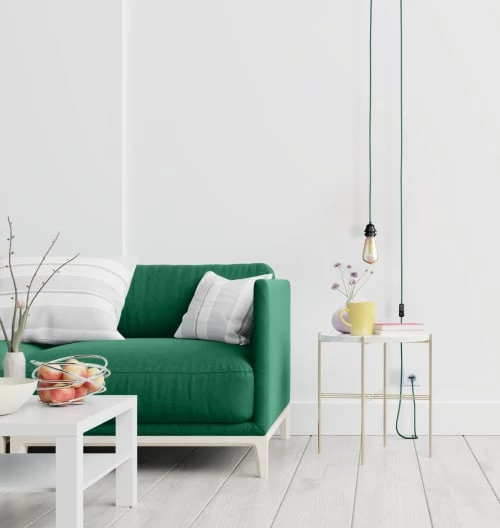 Hoopzi Suspensions Fil électrique En Tissu Luminaire Vert 4,5m 3 Hoopzi Suspensions Fil électrique En Tissu Luminaire Vert 4,5m – Image 3