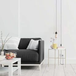 Hoopzi Suspensions Fil électrique En Tissu Luminaire Zigzag Blanc Noir 4,5m -Luminaires Contemporain Soldes fil electrique en tissu luminaire zigzag blanc noir 4 5m 2