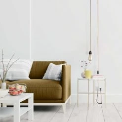 Hoopzi Suspensions Fil électrique Sectionnable En Tissu Luminaire Laiton 4,5m -Luminaires Contemporain Soldes fil electrique sectionnable en tissu luminaire laiton 4 5m 2