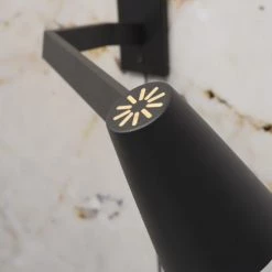 It's About Romi Appliques Murales Et Spots Grande Applique Noire H25cm -Luminaires Contemporain Soldes grande applique noire h25cm 2