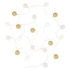 Maisons Du Monde Guirlandes Et Décorations Lumineuses Guirlande Lumineuse Boules En Coton Multicolore 20 LEDS L220