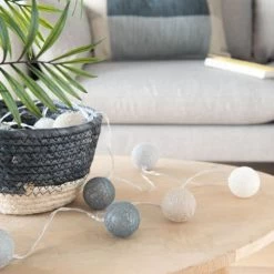 Maisons Du Monde Guirlandes Et Décorations Lumineuses Guirlande Lumineuse Tricolore 20 LED L360 -Luminaires Contemporain Soldes guirlande lumineuse tricolore 20 led l360 1000 11 35 227913 2