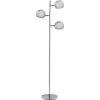 Kare Design Lampadaires Lampadaire 3 Abat-jours En Acier Chromé H151