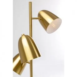 Kare Design Lampadaires Lampadaire 3 Abat-jours En Acier Doré H160 -Luminaires Contemporain Soldes lampadaire 3 abat jours en acier dore h160 3