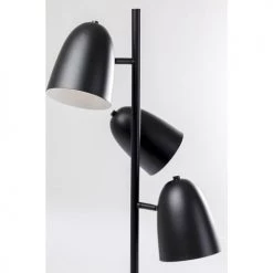 Kare Design Lampadaires Lampadaire 3 Abat-jours En Acier Noir H160 -Luminaires Contemporain Soldes lampadaire 3 abat jours en acier noir h160 2