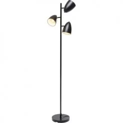 Kare Design Lampadaires Lampadaire 3 Abat-jours En Acier Noir H160 -Luminaires Contemporain Soldes lampadaire 3 abat jours en acier noir h160 4