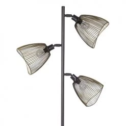 Maisons Du Monde Lampadaires Lampadaire 3 Spots En Métal Noir Et Doré H165 -Luminaires Contemporain Soldes lampadaire 3 spots en metal noir et dore h165 1000 8 34 171742 2