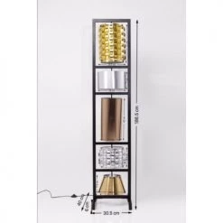 Kare Design Lampadaires Lampadaire 5 Abat-jours En Acier H180 -Luminaires Contemporain Soldes lampadaire 5 abat jours en acier h180 3