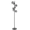 Maisons Du Monde Lampadaires Lampadaire 7 Globes En Verre Fumé Et Métal Noir H155