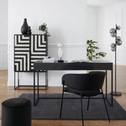 Maisons Du Monde Lampadaires Lampadaire 7 Globes En Verre Fumé Et Métal Noir H155 -Luminaires Contemporain Soldes lampadaire 7 globes en verre fume et metal noir h155 1000 4 26 201131 3