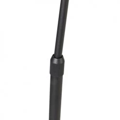 QAZQA Lampadaires Lampadaire à Arc En Acier Noir -Luminaires Contemporain Soldes lampadaire a arc en acier noir 13