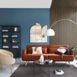 Maisons Du Monde Lampadaires Lampadaire Arqué En Métal Doré, Marbre Blanc Et Abat-jour Teinté Crème H195 -Luminaires Contemporain Soldes lampadaire arque en metal dore marbre blanc et abat jour teinte creme h195 1000 10 25 219293 5