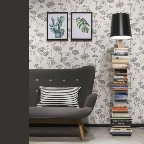 It's About Romi Lampadaires Lampadaire Avec étagères Métal/bois Noir H168cm 2 It's About Romi Lampadaires Lampadaire Avec étagères Métal/bois Noir H168cm – Image 2