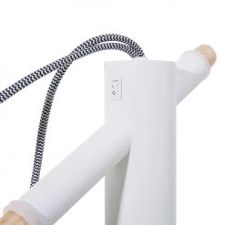 Beliani Lampadaires Lampadaire Blanc -Luminaires Contemporain Soldes lampadaire blanc 3