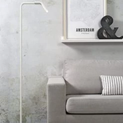 It's About Romi Lampadaires Lampadaire Blanc H142cm -Luminaires Contemporain Soldes lampadaire blanc h142cm 2