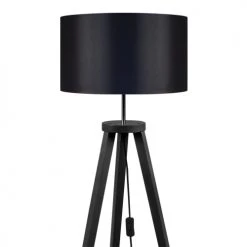 Tosel Lampadaires Lampadaire Bois Noir -Luminaires Contemporain Soldes lampadaire bois noir 2