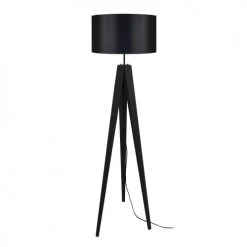 Tosel Lampadaires Lampadaire Bois Noir