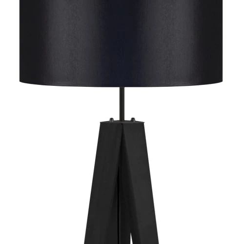Tosel Lampadaires Lampadaire Bois Noir 4 Tosel Lampadaires Lampadaire Bois Noir – Image 4