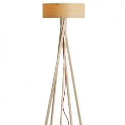 Belux Lampadaires Lampadaire Classique En érable Plaqué Réglable