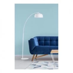 Lampea Lampadaires Lampadaire Design En Blanc 170 Cm -Luminaires Contemporain Soldes lampadaire design en blanc 170 cm 5