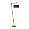 Lampea Lampadaires Lampadaire Design En Bois Noir 176 Cm