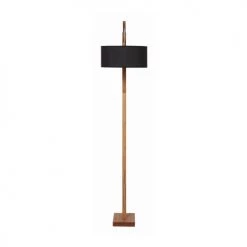 Lampea Lampadaires Lampadaire Design En Bois Noir 176 Cm -Luminaires Contemporain Soldes lampadaire design en bois noir 176 cm 3