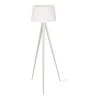 Lampea Lampadaires Lampadaire Design En Métal Blanc 150 Cm
