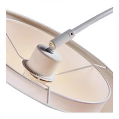 Lampea Lampadaires Lampadaire Design En Métal Blanc 178 Cm -Luminaires Contemporain Soldes lampadaire design en metal blanc 178 cm 5