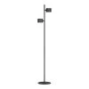 Deladeco Lampadaires Lampadaire Design En Métal Noir 150 Cm