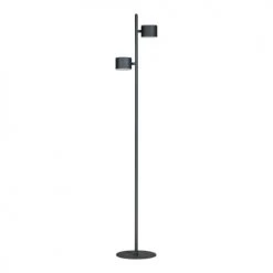 Deladeco Lampadaires Lampadaire Design En Métal Noir 150 Cm